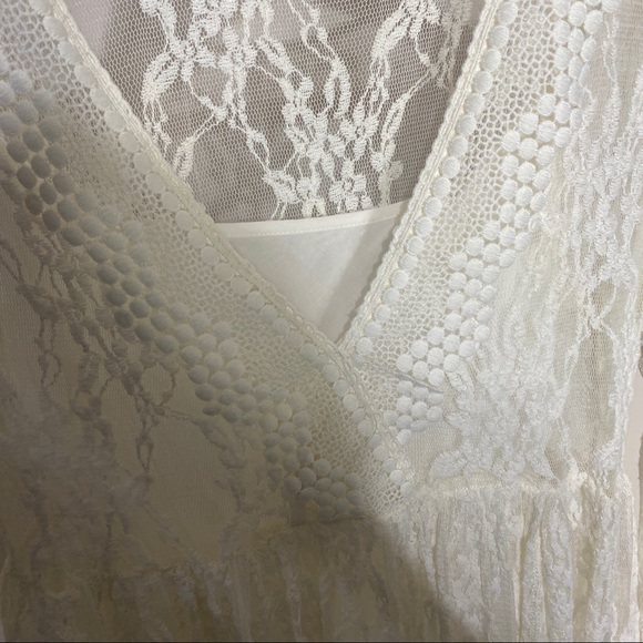 Free People Lace Mini Dress - Picture 14 of 16